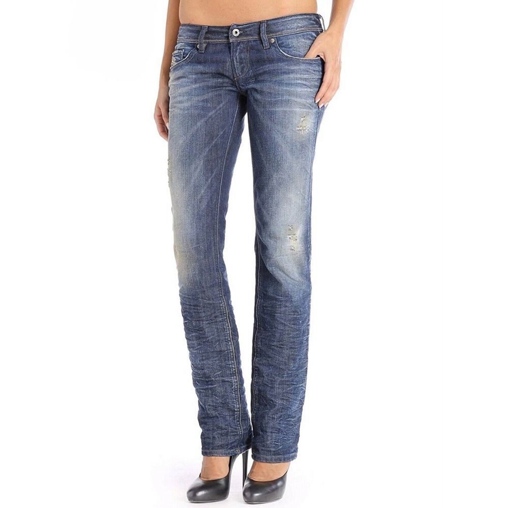 Diesel Lowky Straight Leg Low Waist Jeans 0837A